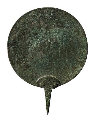 H2171 Spejl med to mænd og to børn (?)