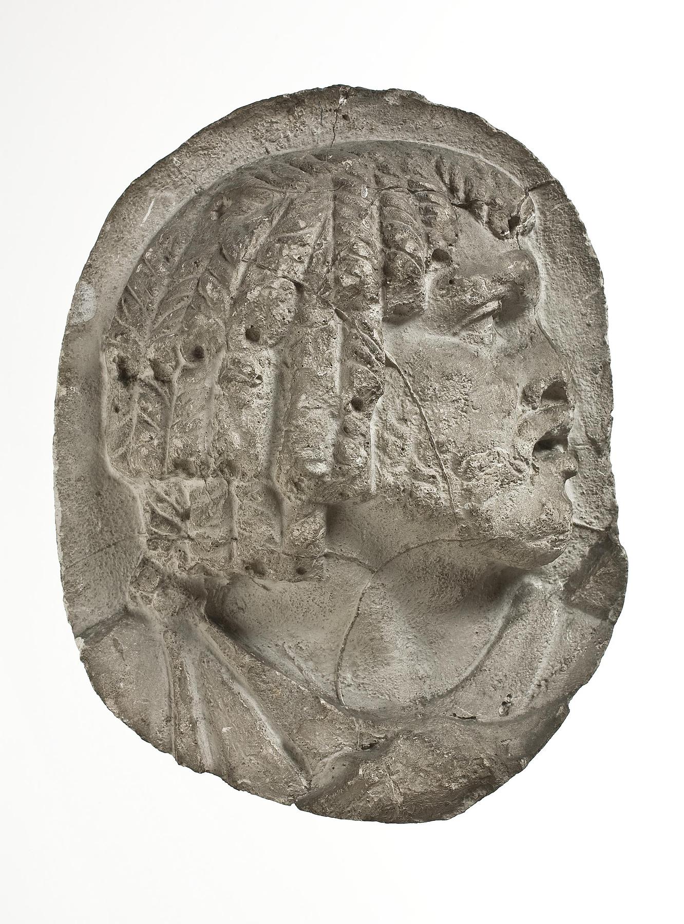 Heads of Barbarian horsemen, L334a