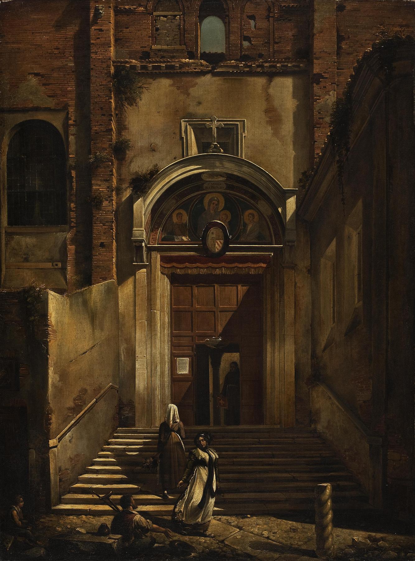 The Side Entry from the Capitol to the Santa Maria in Aracoeli in Rome, B70