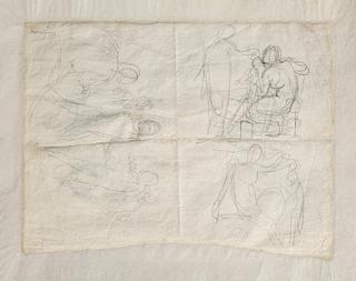 C67v Minerva og Prometheus. Achilleus og Briseis