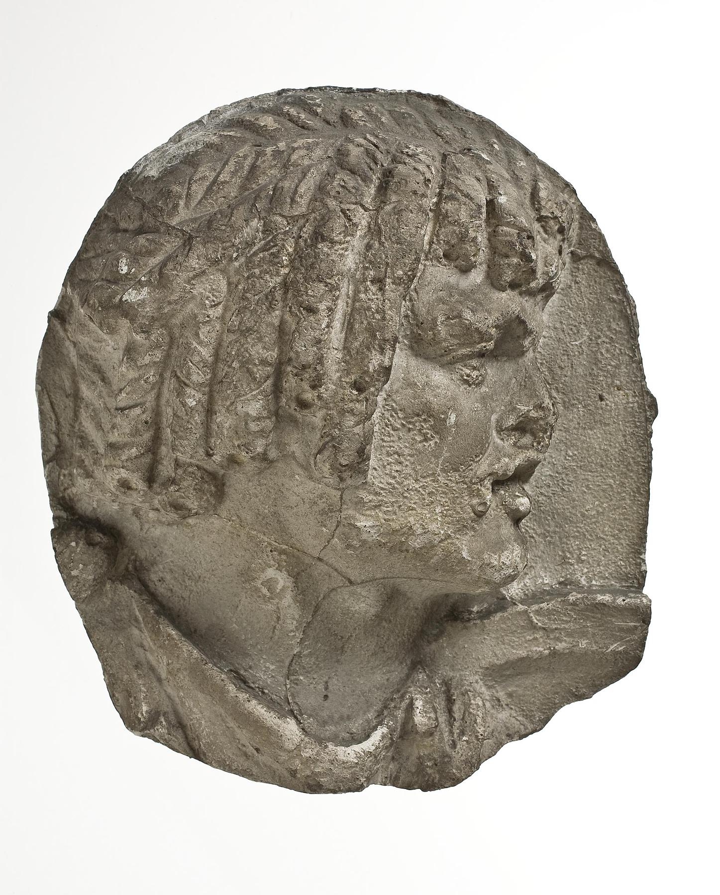Heads of Barbarian horsemen, L334b