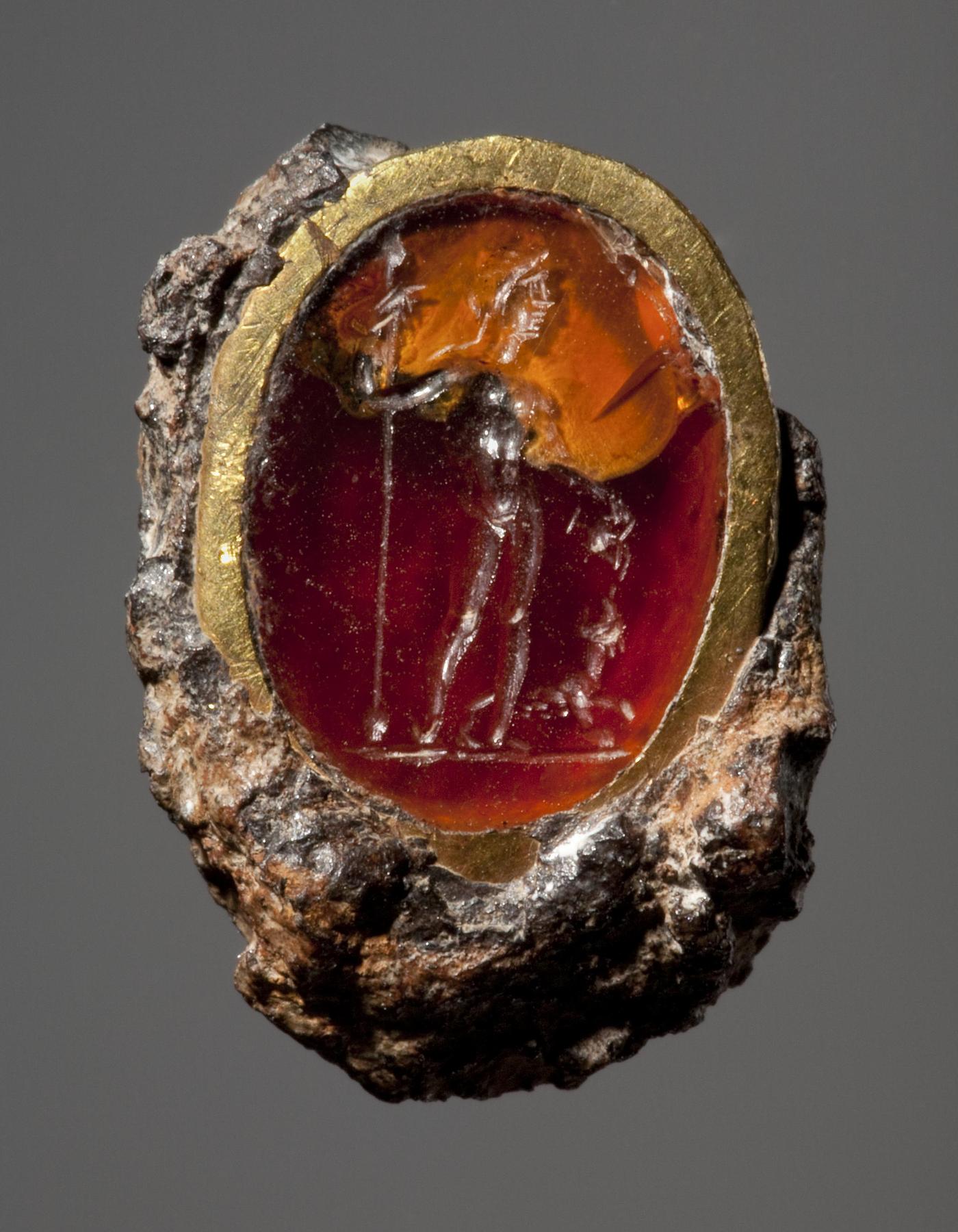 Dionysos der hælder vin i munden på en panter, I326